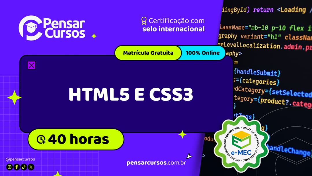 HTML5 e CSS3