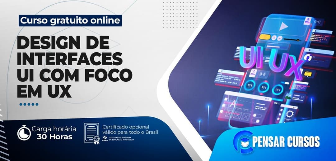 Design de Interfaces UI com foco em UX