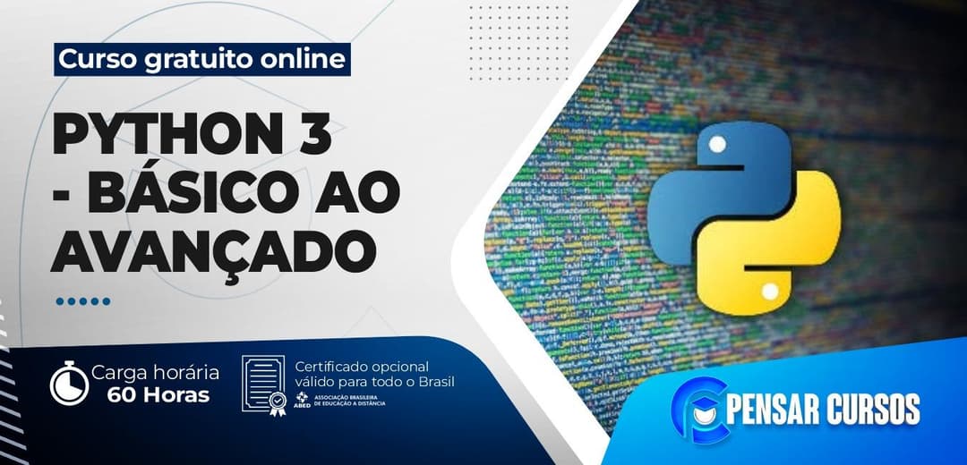 Python 3 - Básico ao Avançado