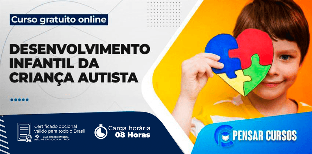 Minicurso Desenvolvimento Infantil da Criança Autista