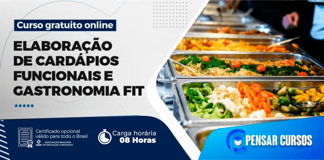 Minicurso Elaboração de Cardápios Funcionais e Gastronomia Fit