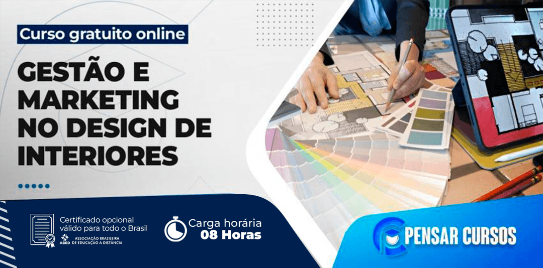 Minicurso Gestão e Marketing no Design de Interiores