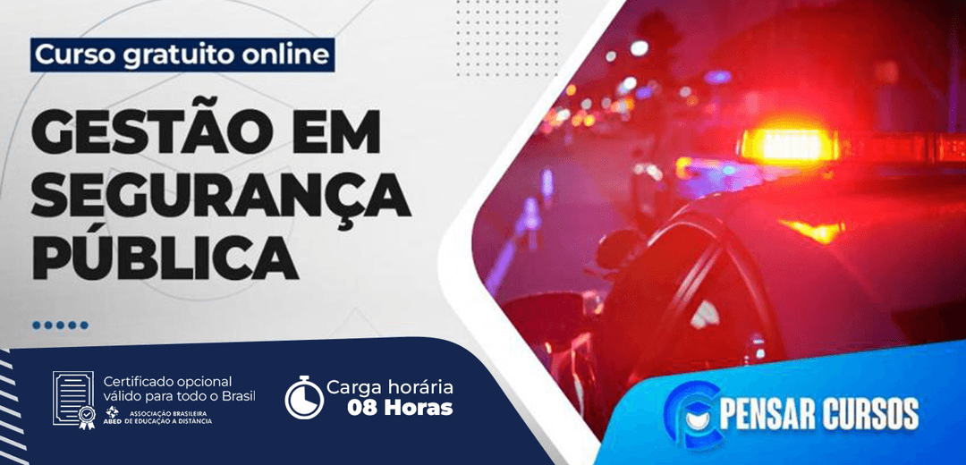 Minicurso Gestão em Segurança Pública