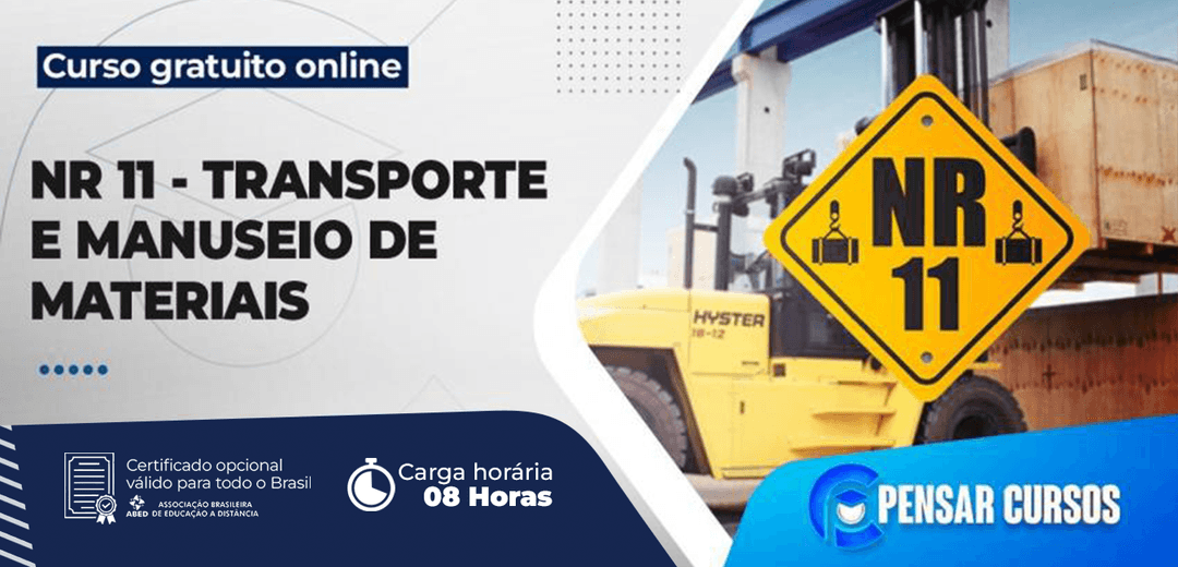 Minicurso NR11 - Transporte e Manuseio de materiais