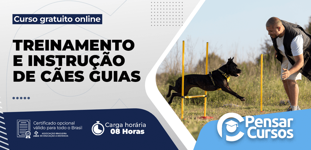 Minicurso Treinamento e Instrução de Cães Guias
