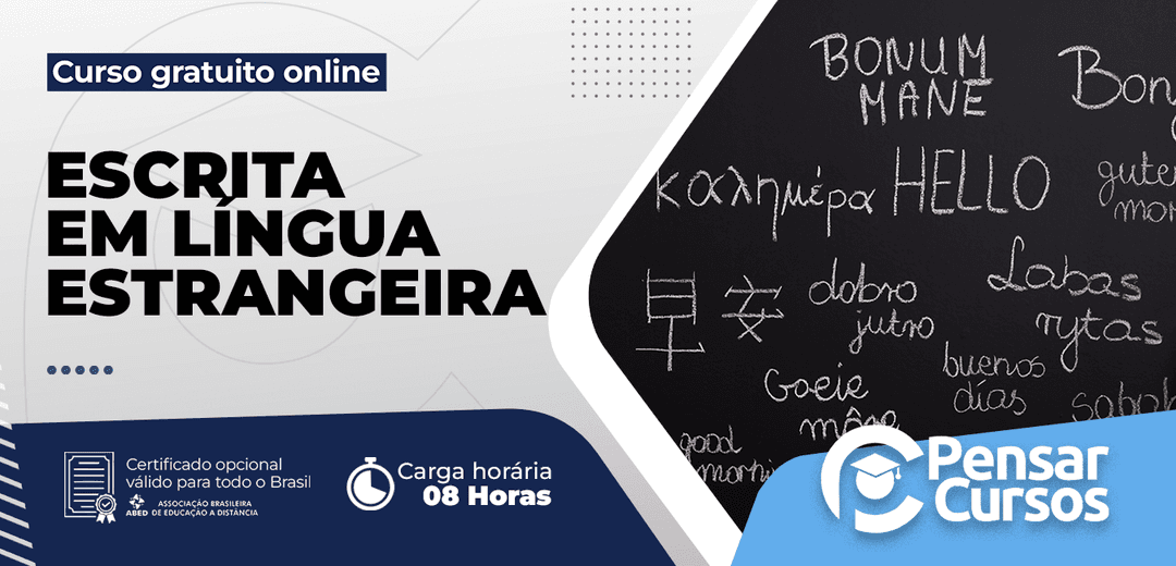 Minicurso Escrita em Língua Estrangeira