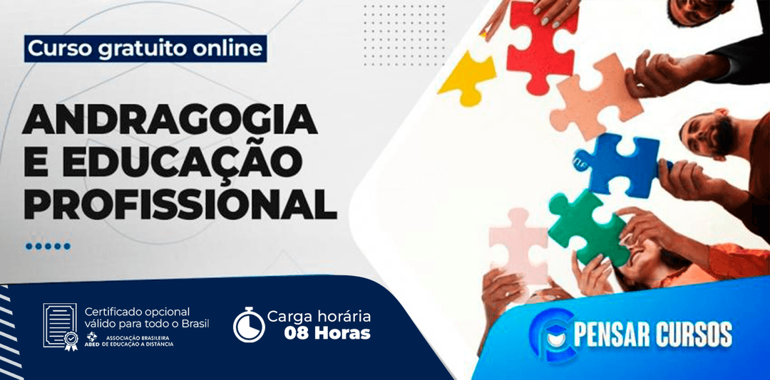 Minicurso Andragogia e Educação Profissional
