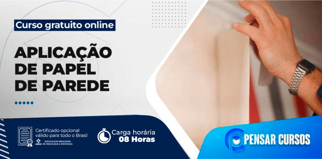 Minicurso Aplicação de Papel de Parede