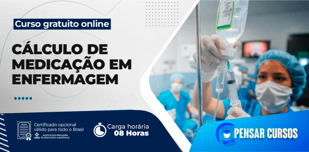 Minicurso Cálculo de Medicação em Enfermagem