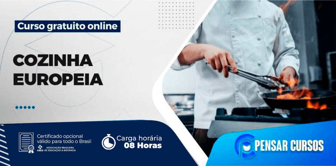 Minicurso Cozinha Europeia