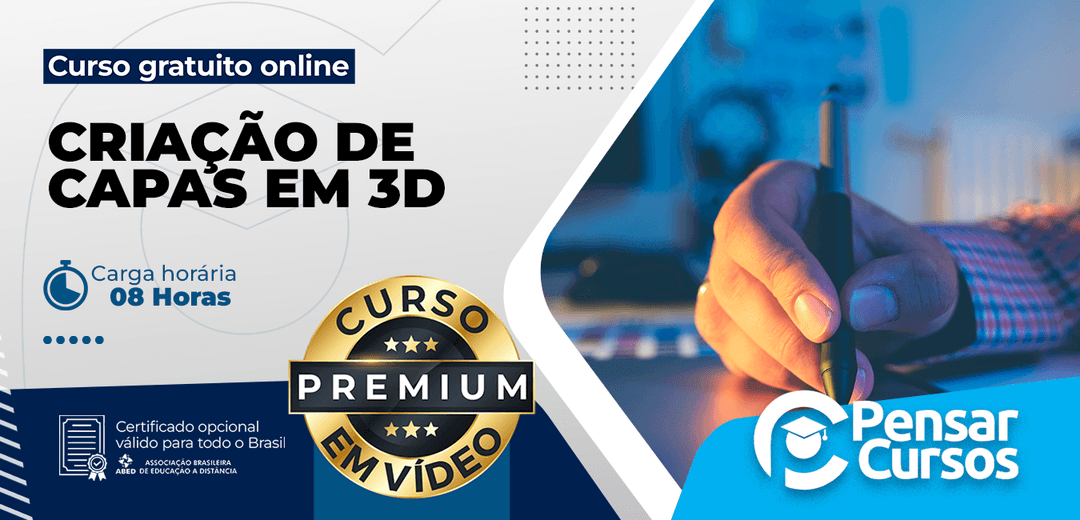 Minicurso Criação de Capas 3D
