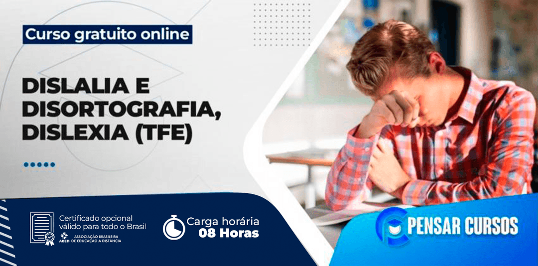 Minicurso Dislalia e Disortografia Dislexia TFE