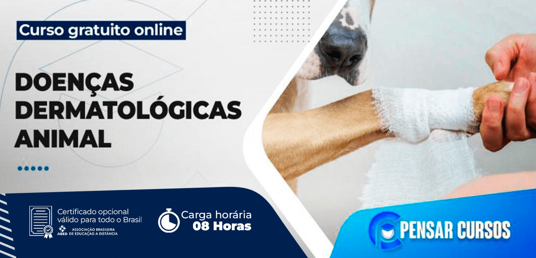 Minicurso Doenças Dermatológicas Animal