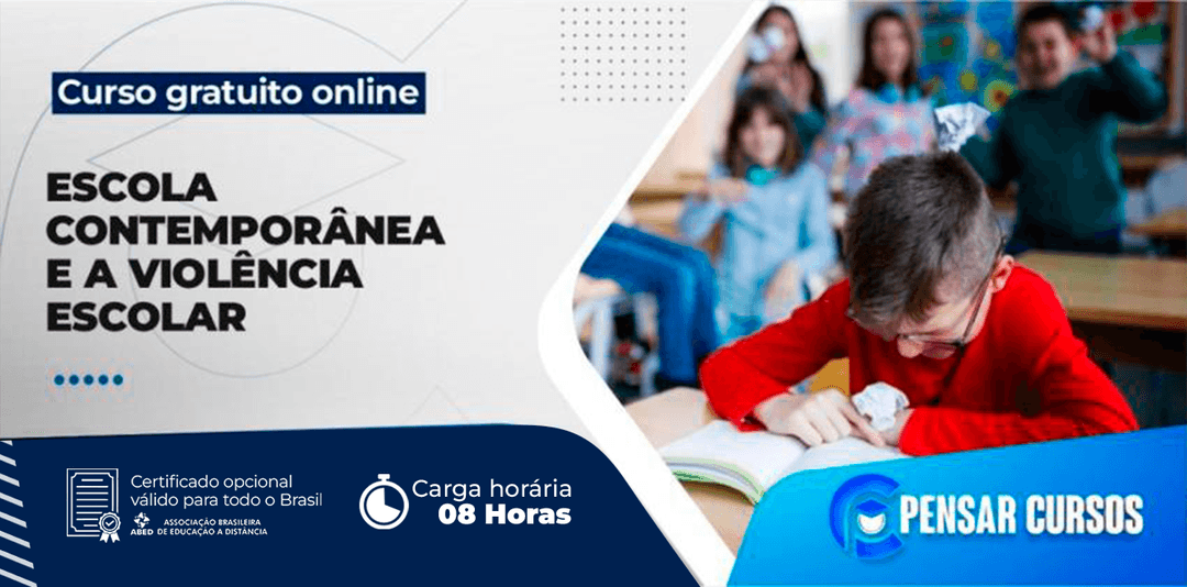 Minicurso Escola contemporânea e Violência Escolar