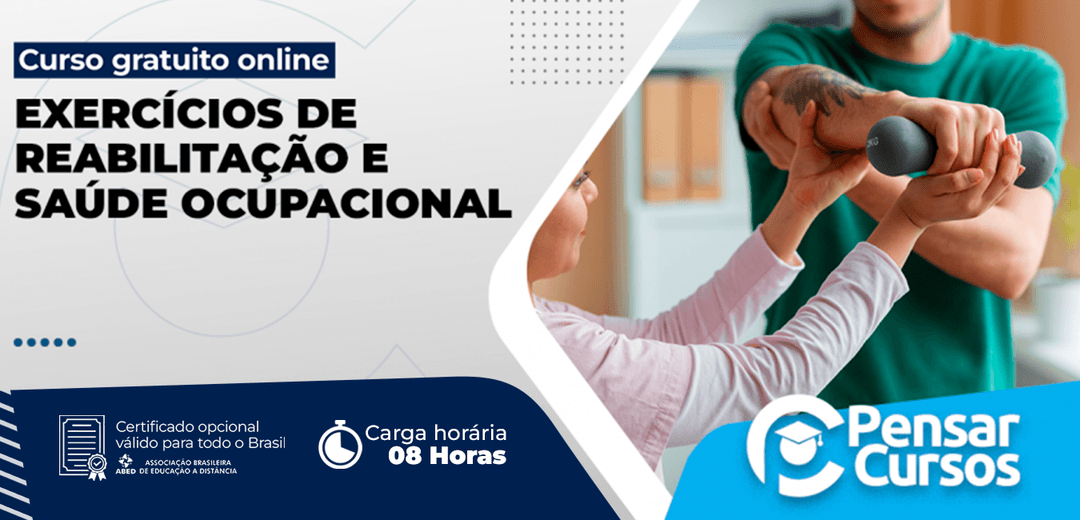 Minicurso Exercícios de Reabilitação e Saúde Ocupacional