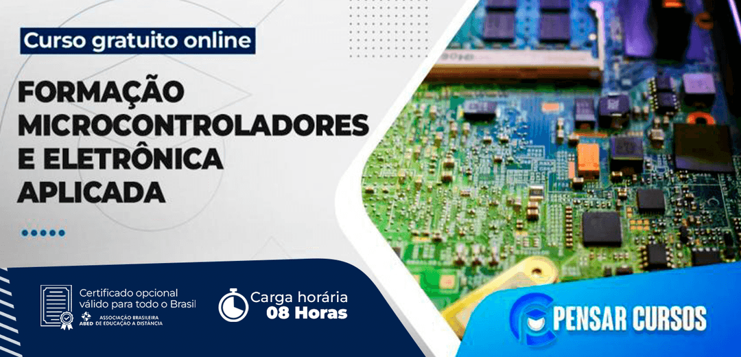 Minicurso Formação Microcontroladores e Eletrônica Aplicada