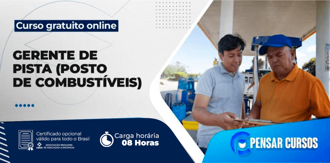 Minicurso Gerente de Pista (Posto de Combustíveis)