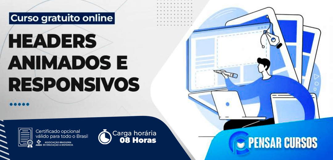 Minicurso Headers Animados e Responsivos