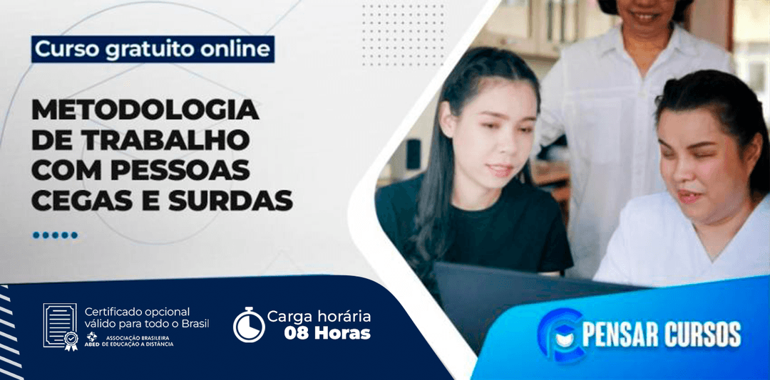 Minicurso Metodologias de Trabalho com Pessoas Cegas e Surdas