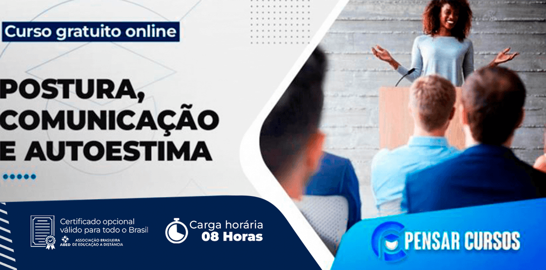 Minicurso Postura, Comunicação e Autoestima