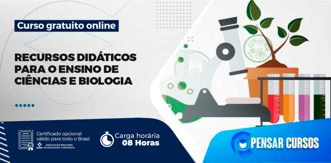 Minicurso Recursos Didáticos para o Ensino de Ciências e Biologia
