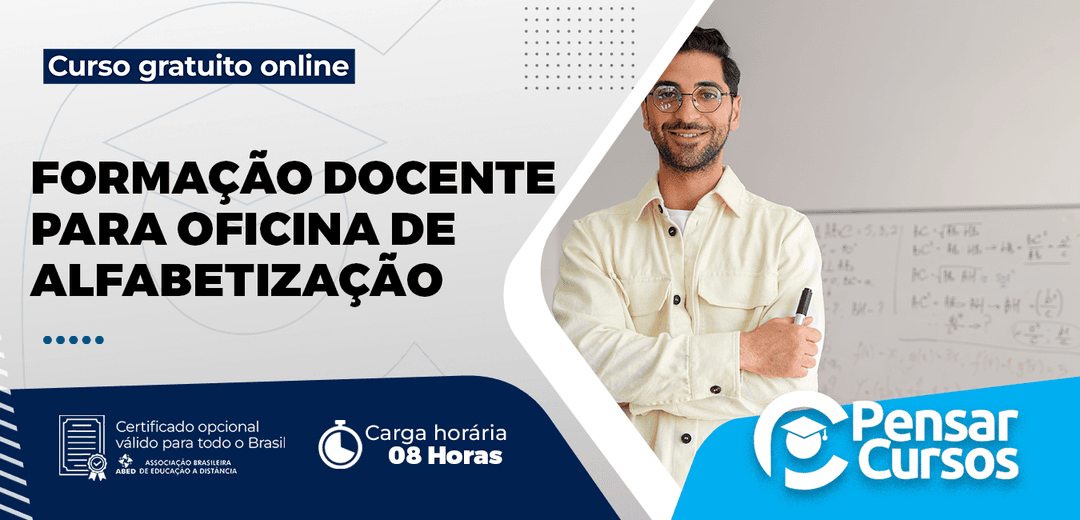 Minicurso de Formação Docente para Oficina de Alfabetização