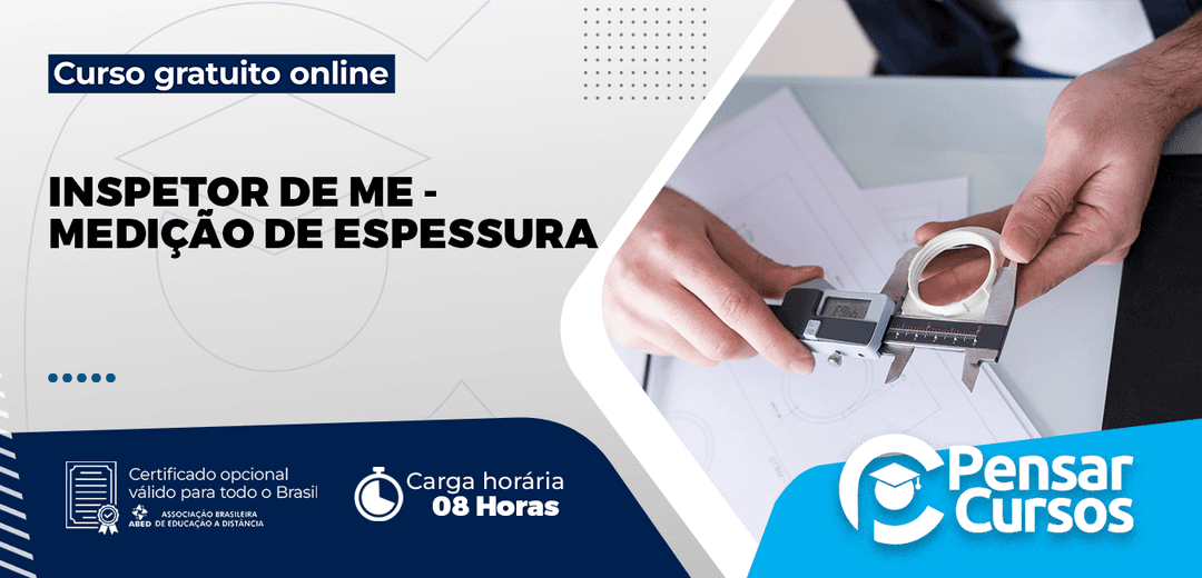 Minicurso Inspetor de ME - Medidor de Espessura