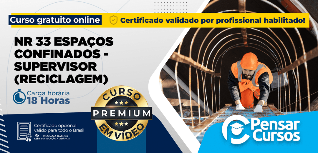 NR 33 Espaços Confinados - Supervisor (Reciclagem)