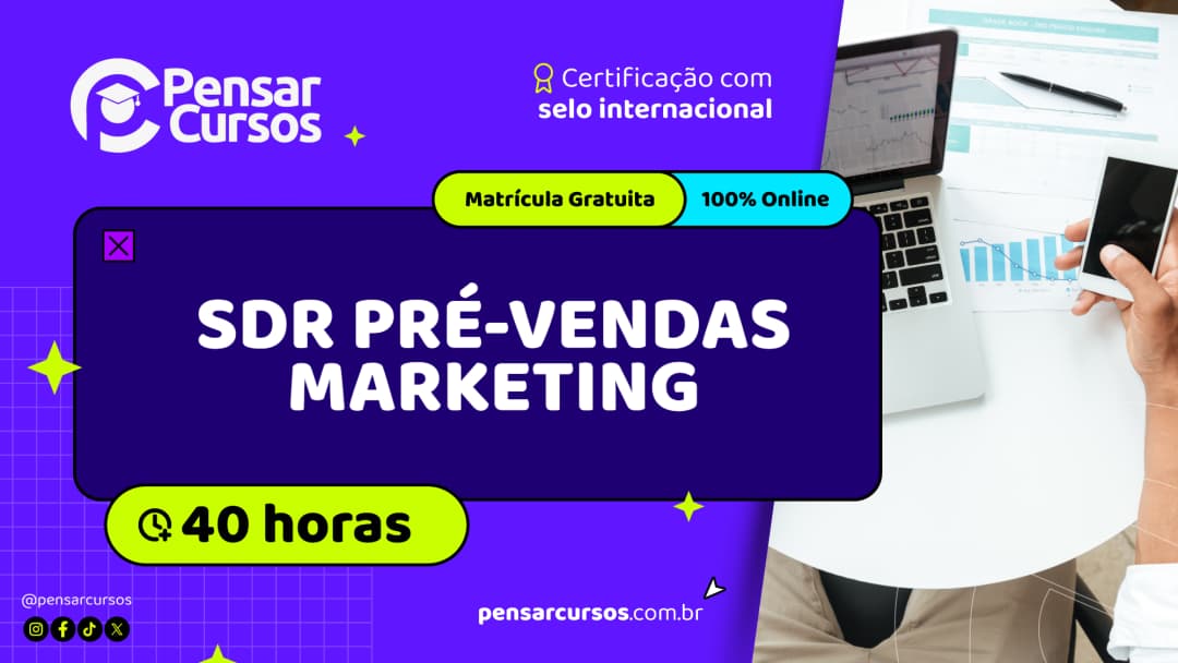 Curso de SDR Pré-Vendas Marketing