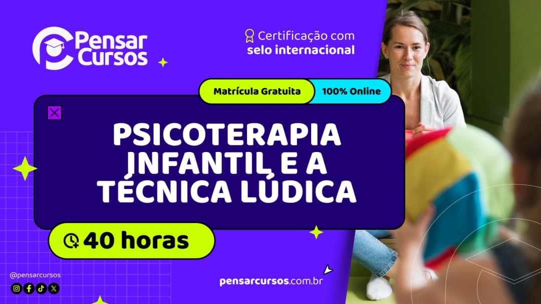 Curso de Psicoterapia Infantil e a Técnica Lúdica
