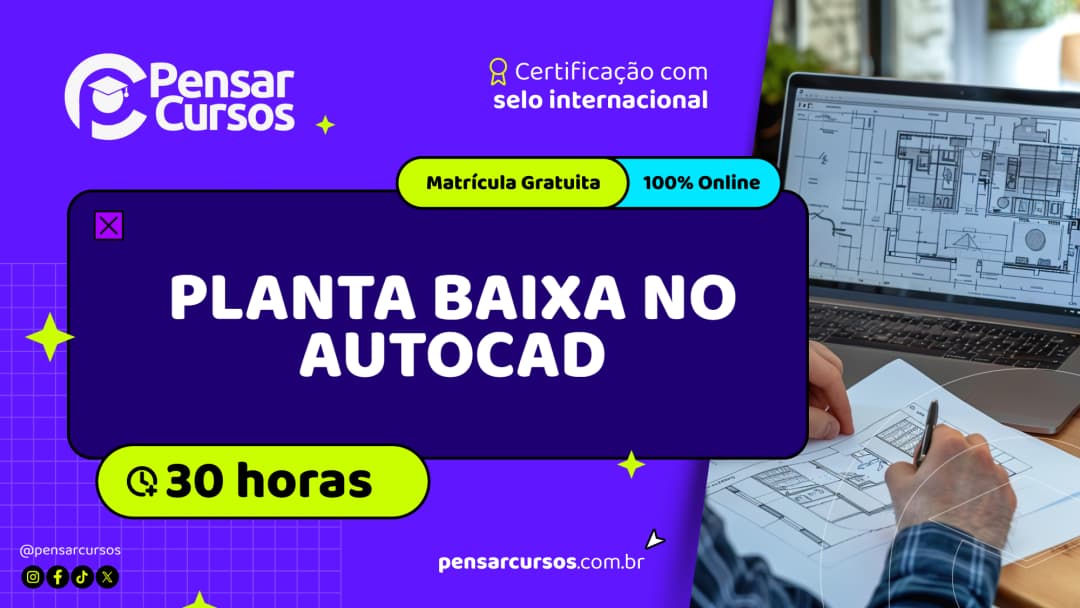 Planta Baixa no AutoCAD