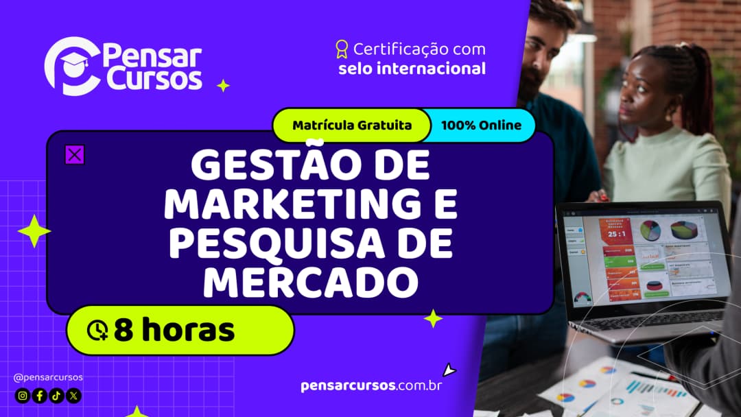 Minicurso Gestão de Marketing e Pesquisa de Mercado