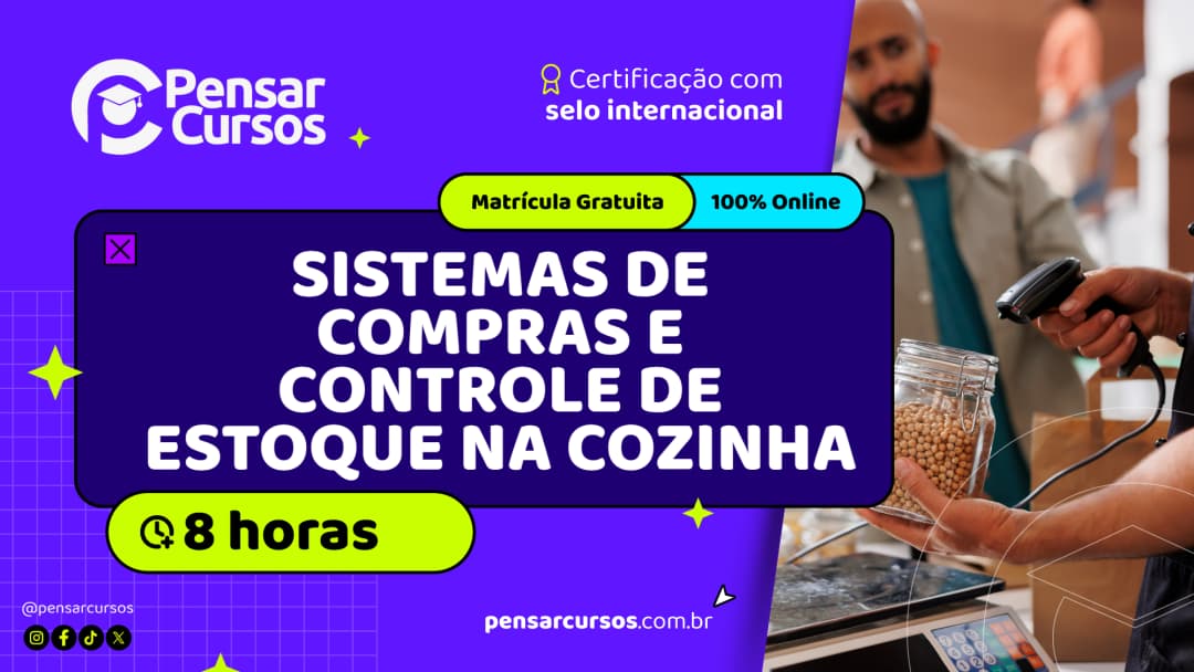 Minicurso Sistemas de Compras e Controle de Estoque na Cozinha