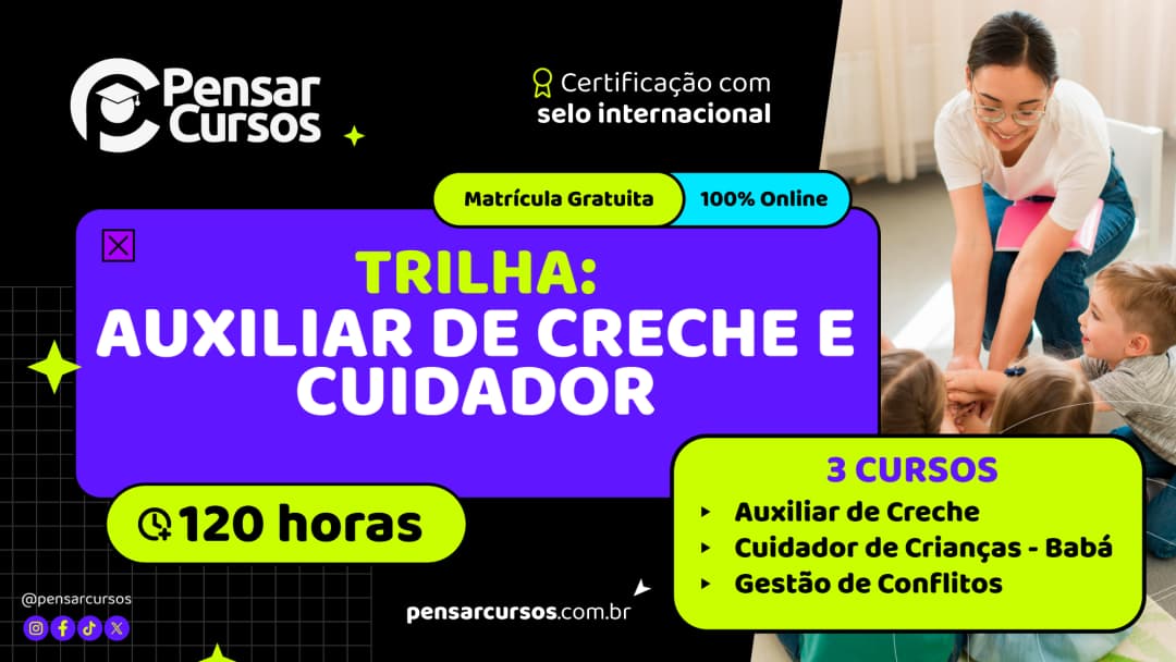 Trilha Auxiliar de Creche e Cuidador