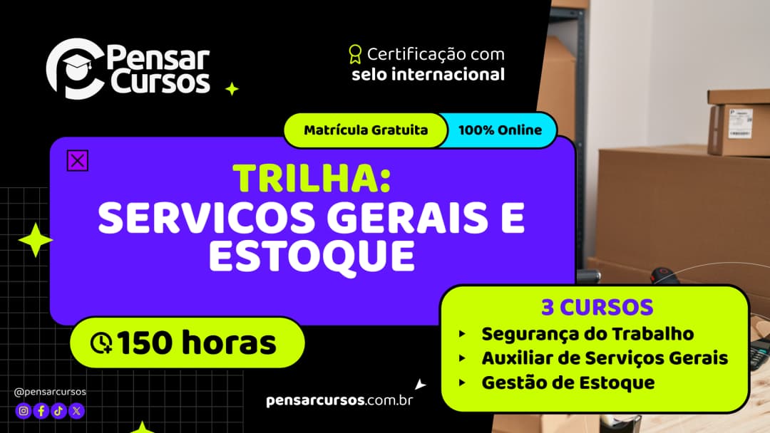 Trilha Serviços Gerais e Estoque
