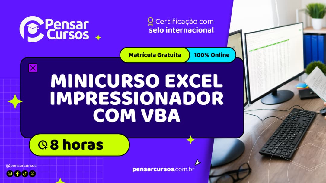 Minicurso Excel Impressionador com VBA