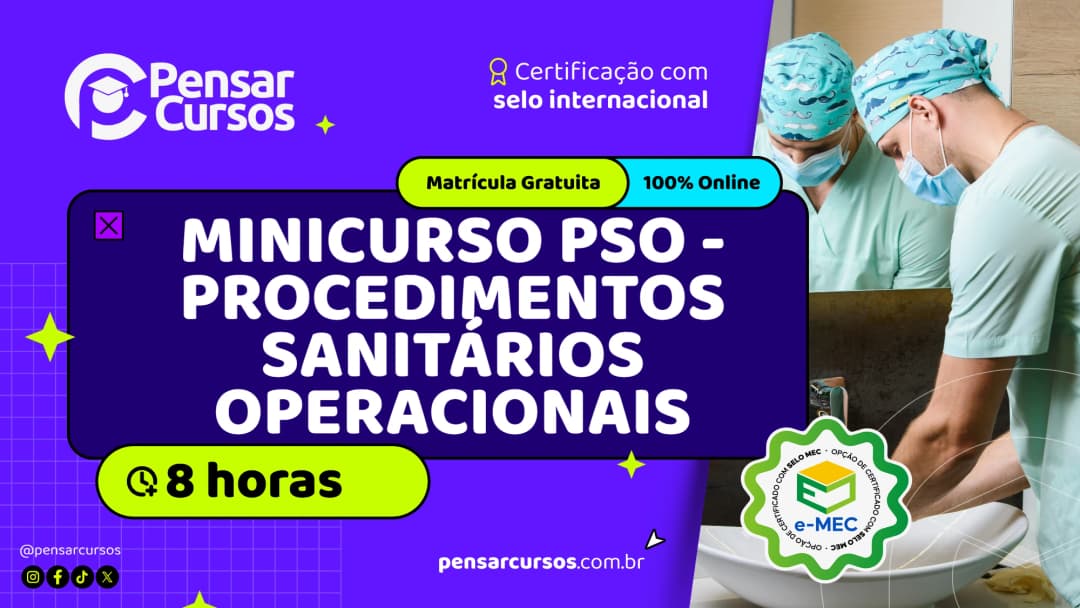 Minicurso PSO - Procedimentos Sanitários Operacionais
