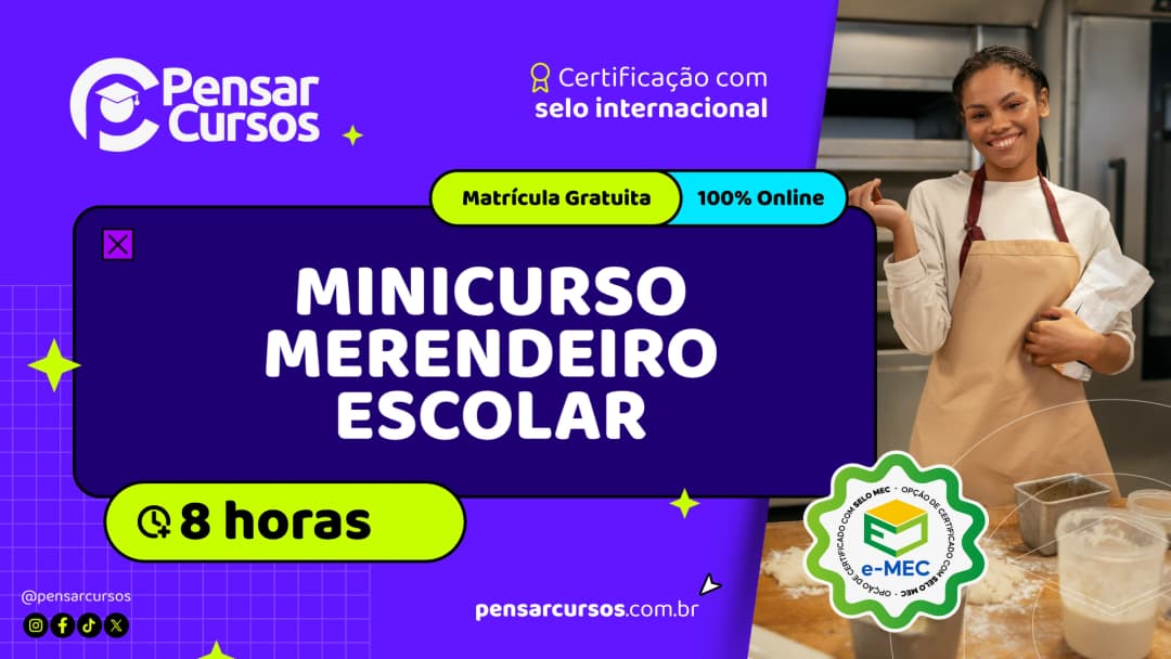 Minicurso Merendeiro Escolar