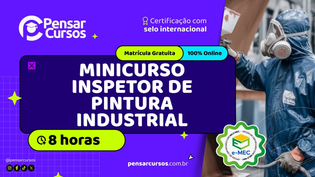 Minicurso Inspetor de Pintura Industrial