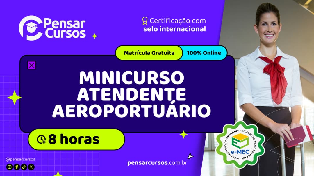 Minicurso Atendente Aeroportuário