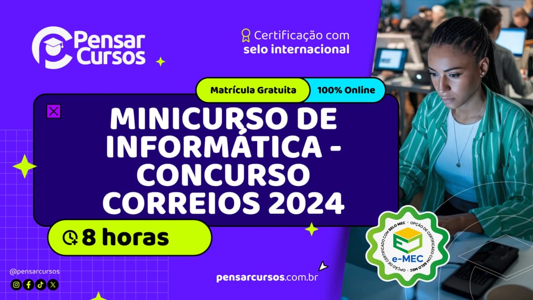 Minicurso de Informática - Concurso Correios 2024