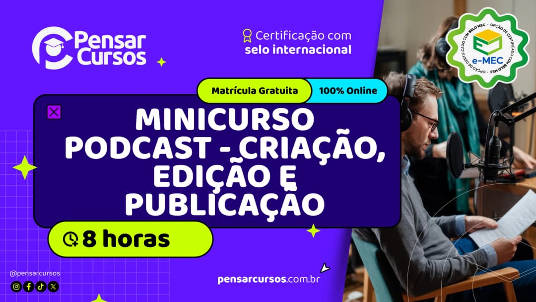 Minicurso Podcast - Criação, Edição e Publicação
