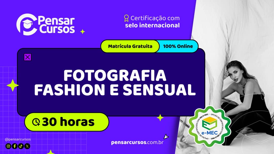 Fotografia Fashion e Sensual