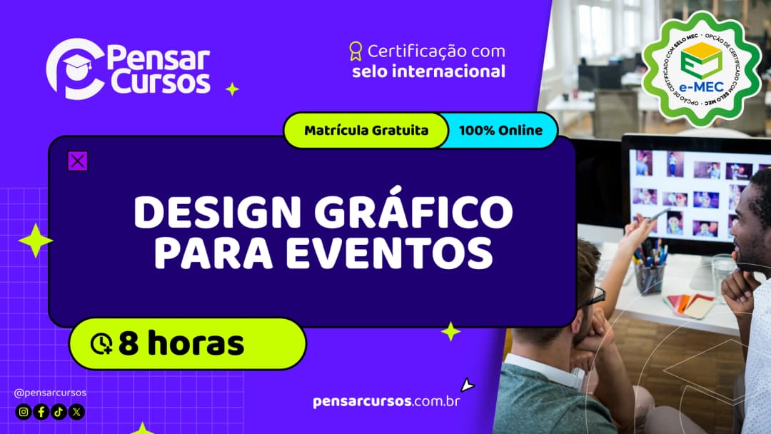 Minicurso Design Gráfico para Eventos