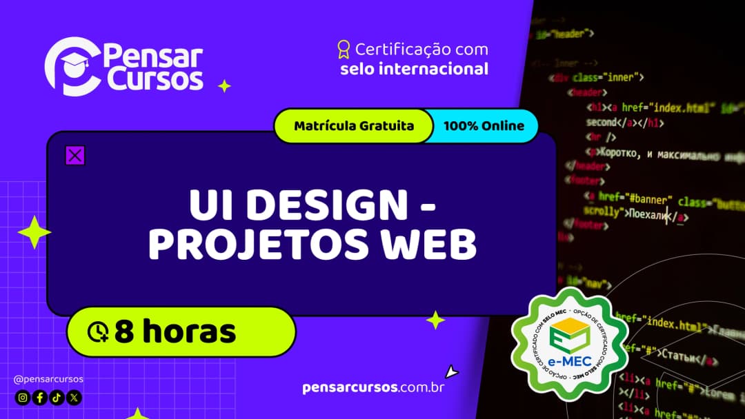 Minicurso UI Design - Projetos Web