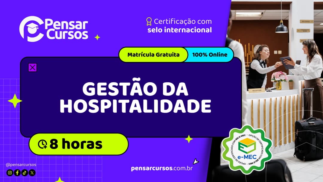 Minicurso Gestão da Hospitalidade