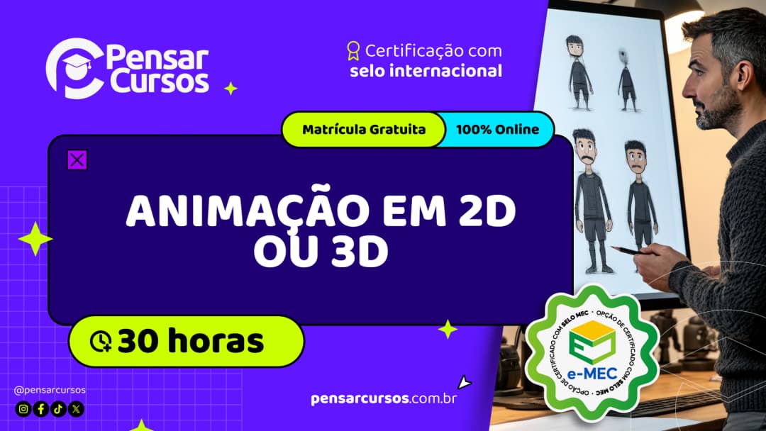 Animação em 2D ou 3D