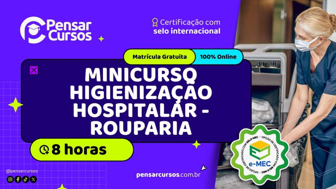 Minicurso Higienização Hospitalar - Rouparia