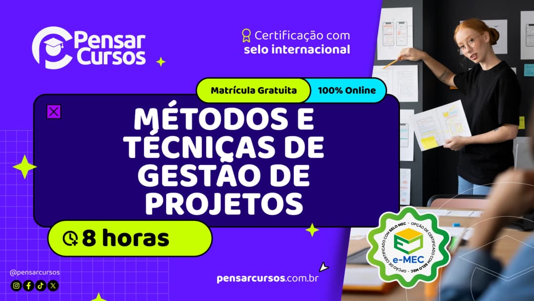 Minicurso Métodos e Técnicas de Gestão de Projetos