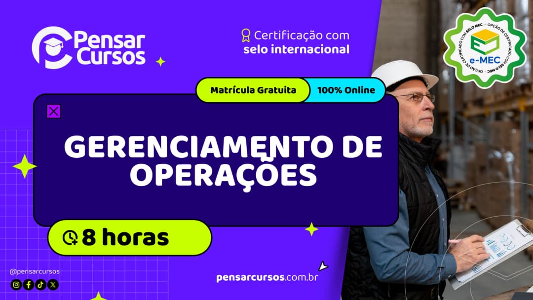 Minicurso Gerenciamento de Operações